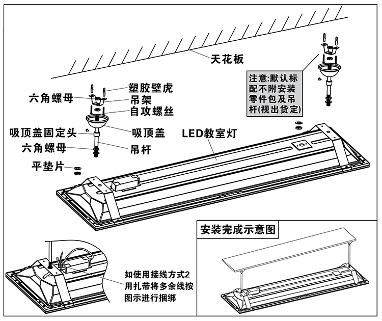 LED護眼教室燈